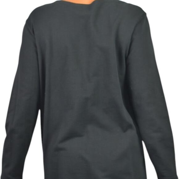 Vintage Cite Giraffe Knit Dress Black Maxi Art To Wear Print Lounge Casual Small - Picture 5 of 14